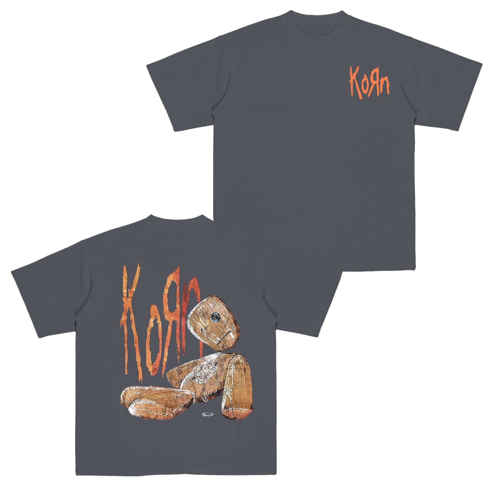 Retro Nu Metal Korn Cotton Unisex T-shirt