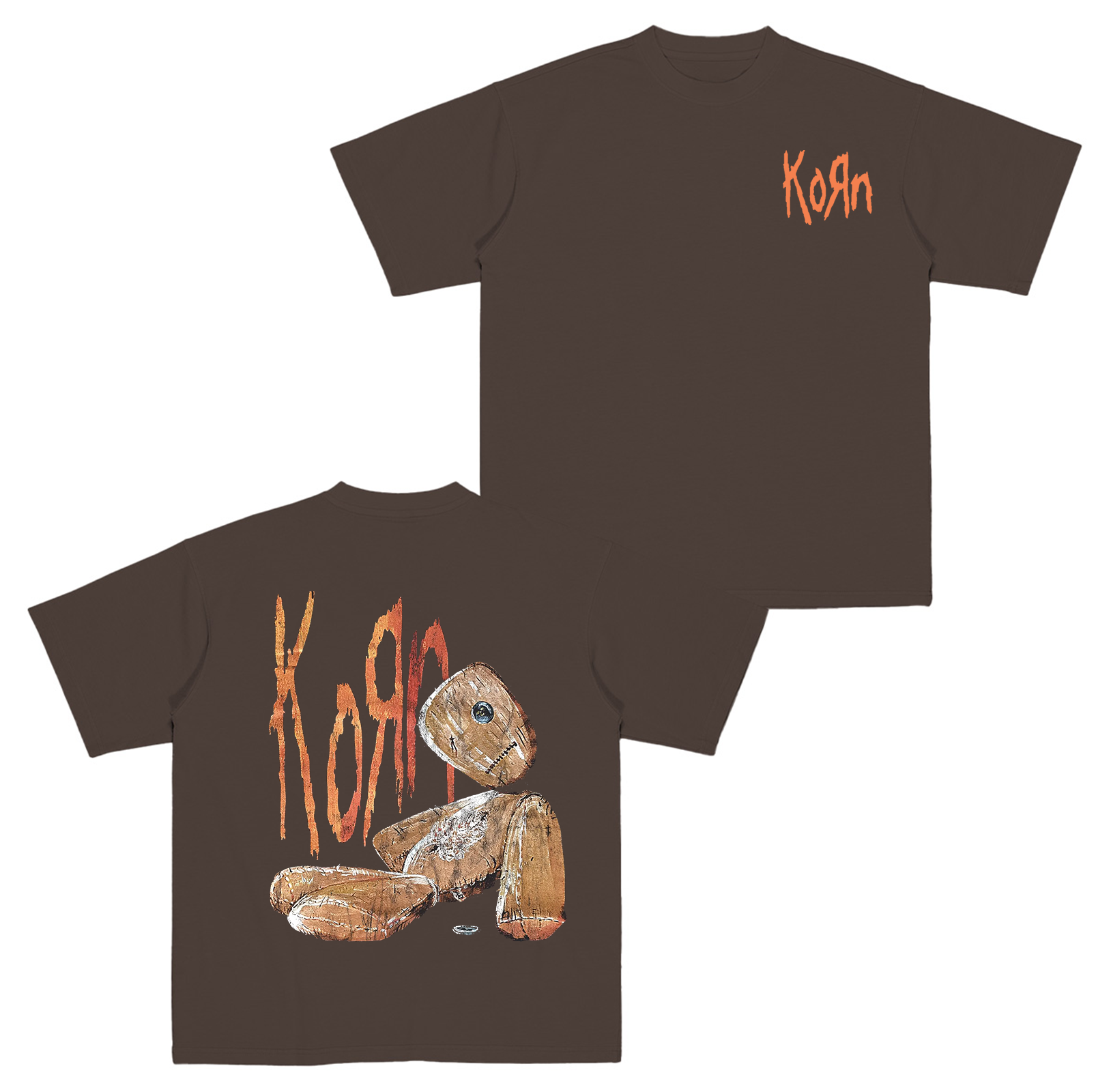 Retro Nu Metal Korn Cotton Unisex T-shirt