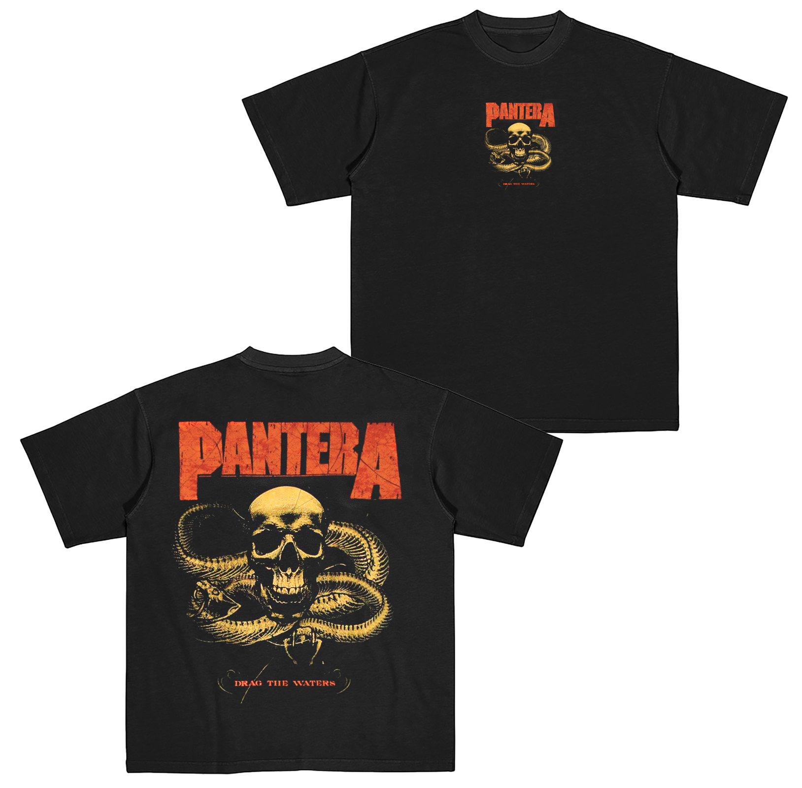 Pantera Drag The Waters Cotton Unisex T-shirt