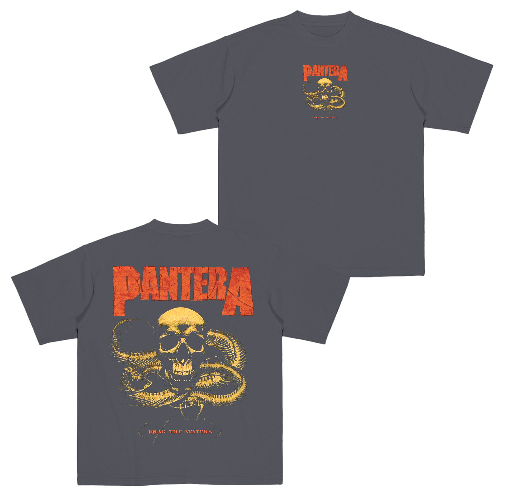Pantera Drag The Waters Cotton Unisex T-shirt