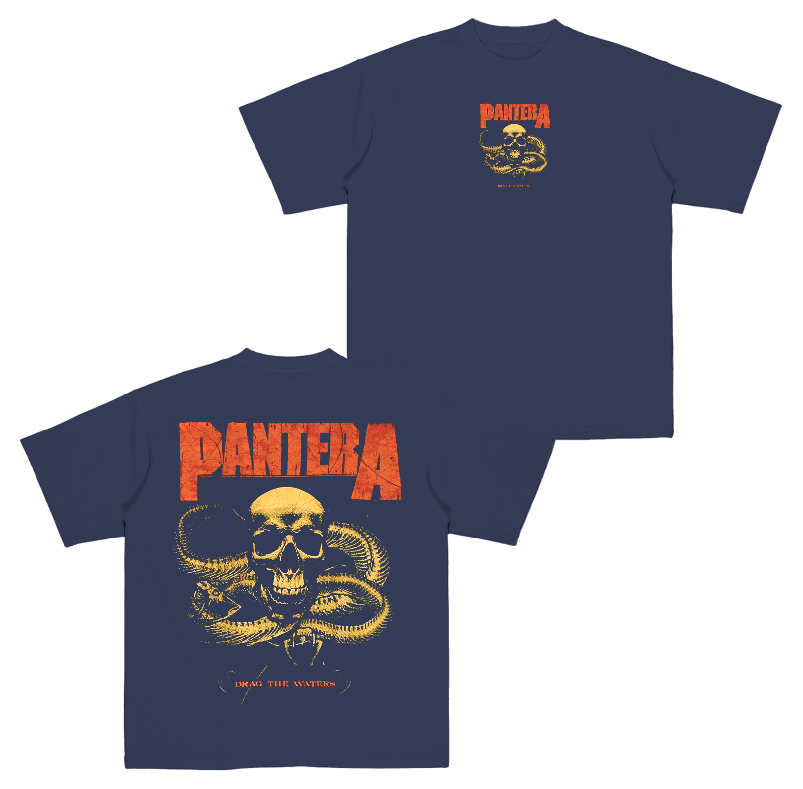 Pantera Drag The Waters Cotton Unisex T-shirt
