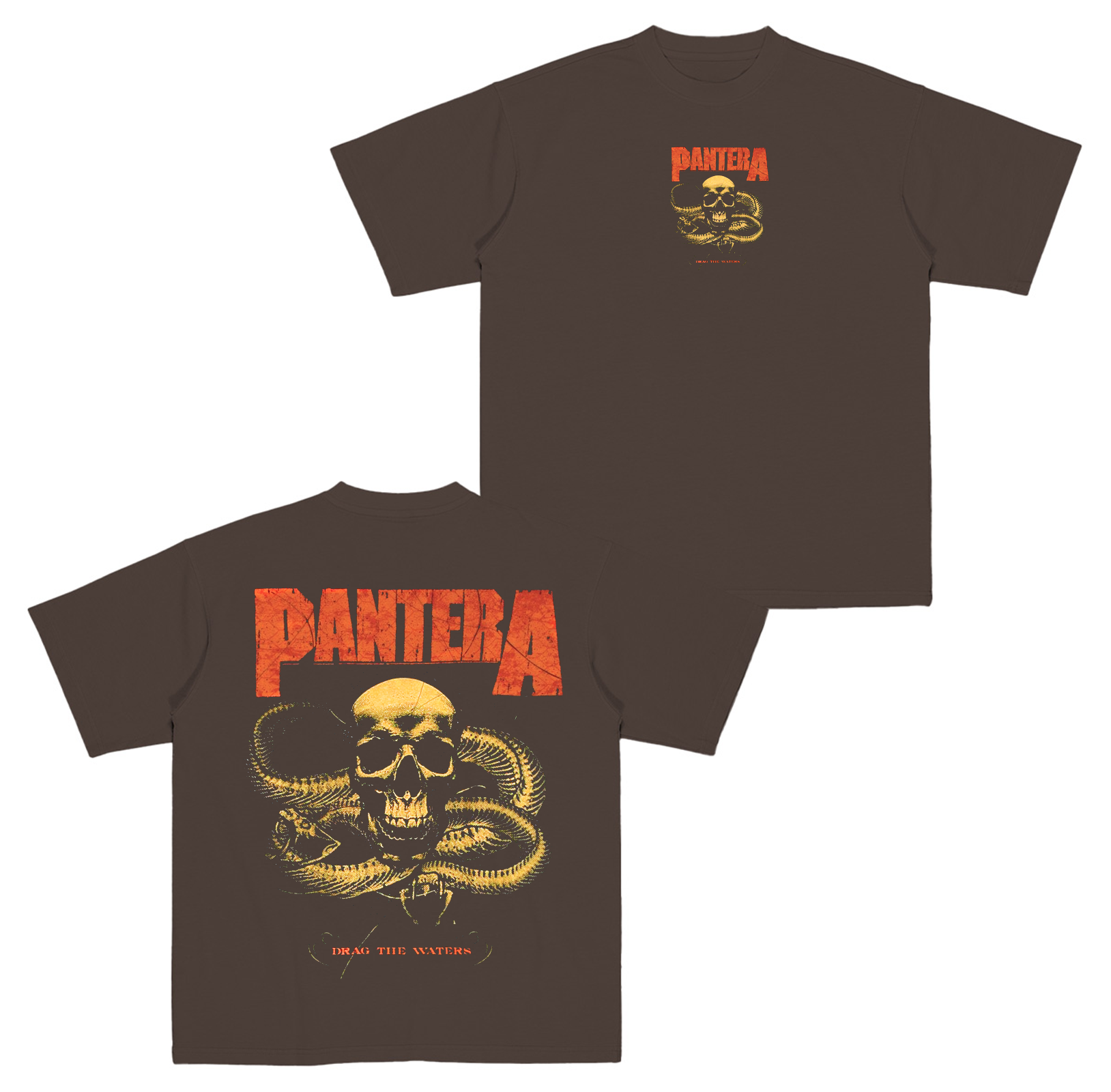 Pantera Drag The Waters Cotton Unisex T-shirt
