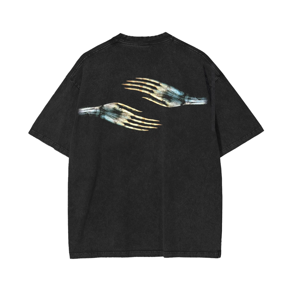 Tool Salival Skeleton Hands Graphic 2000 Tour Washed Unisex T-Shirt