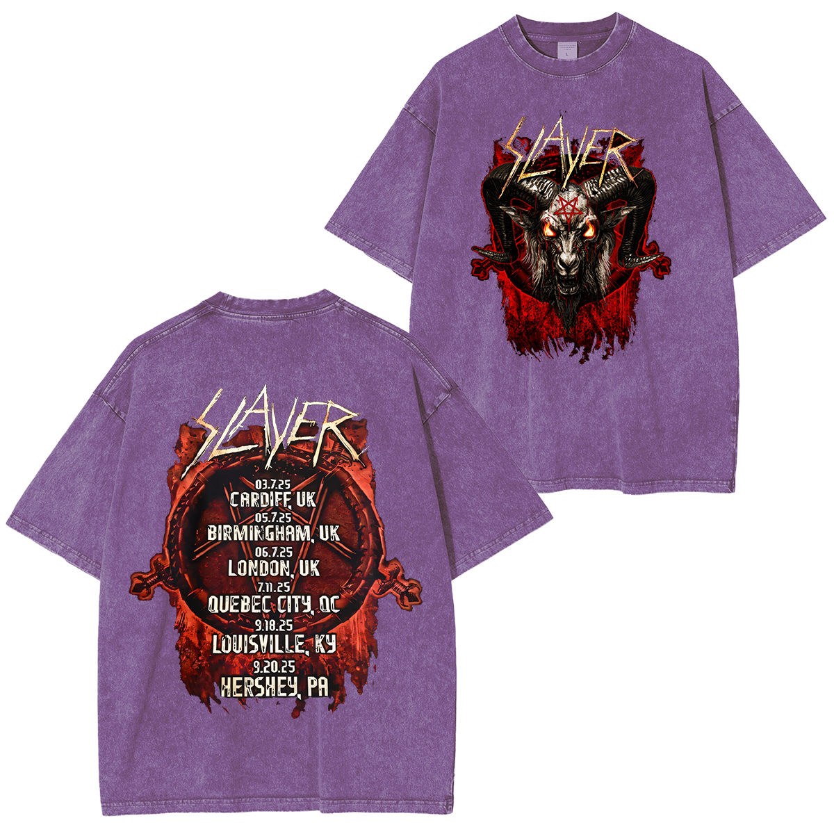 Slayer Washed Unisex T-Shirt