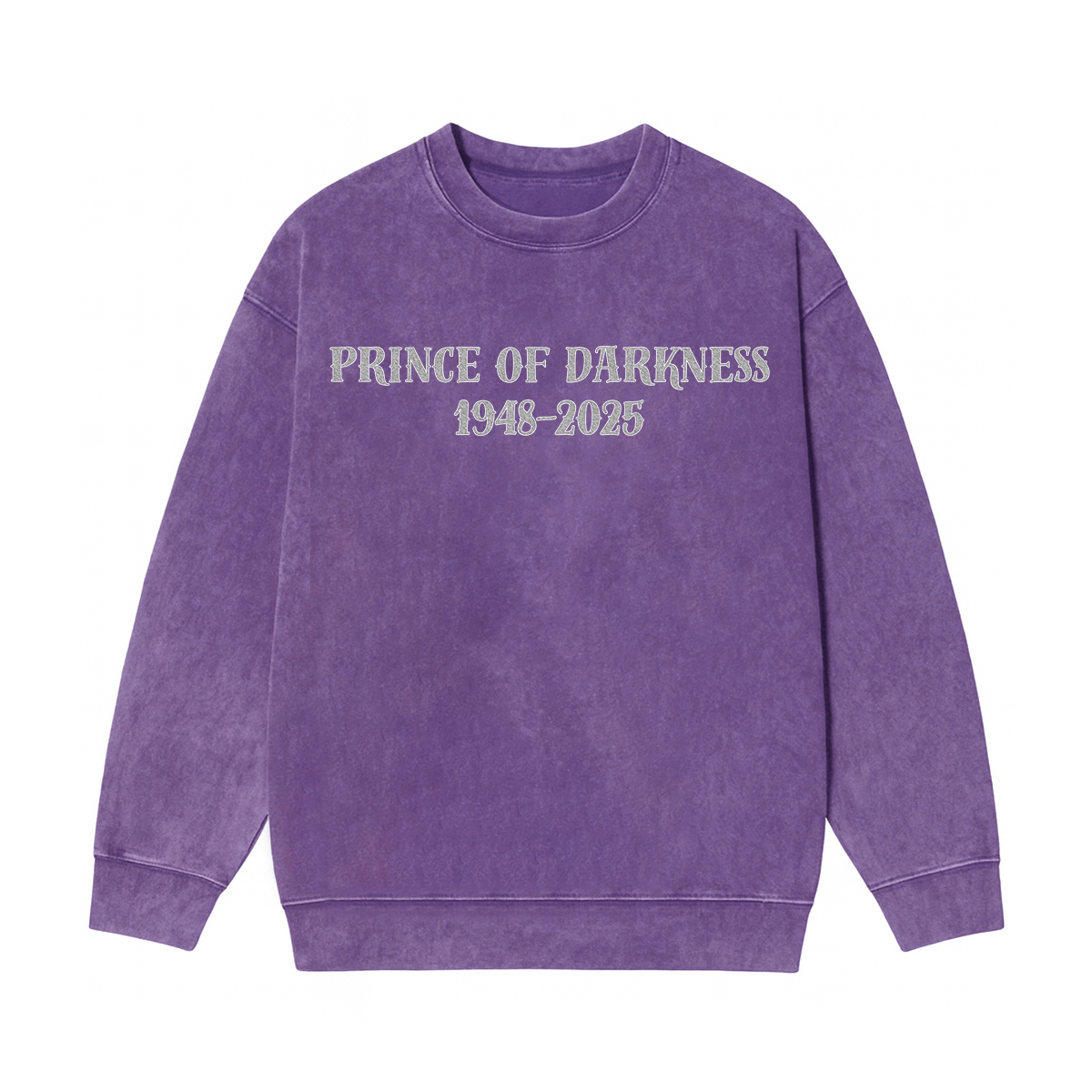 Ozzy Osbourne Memorial Unisex Washed Crewneck Sweatshirt