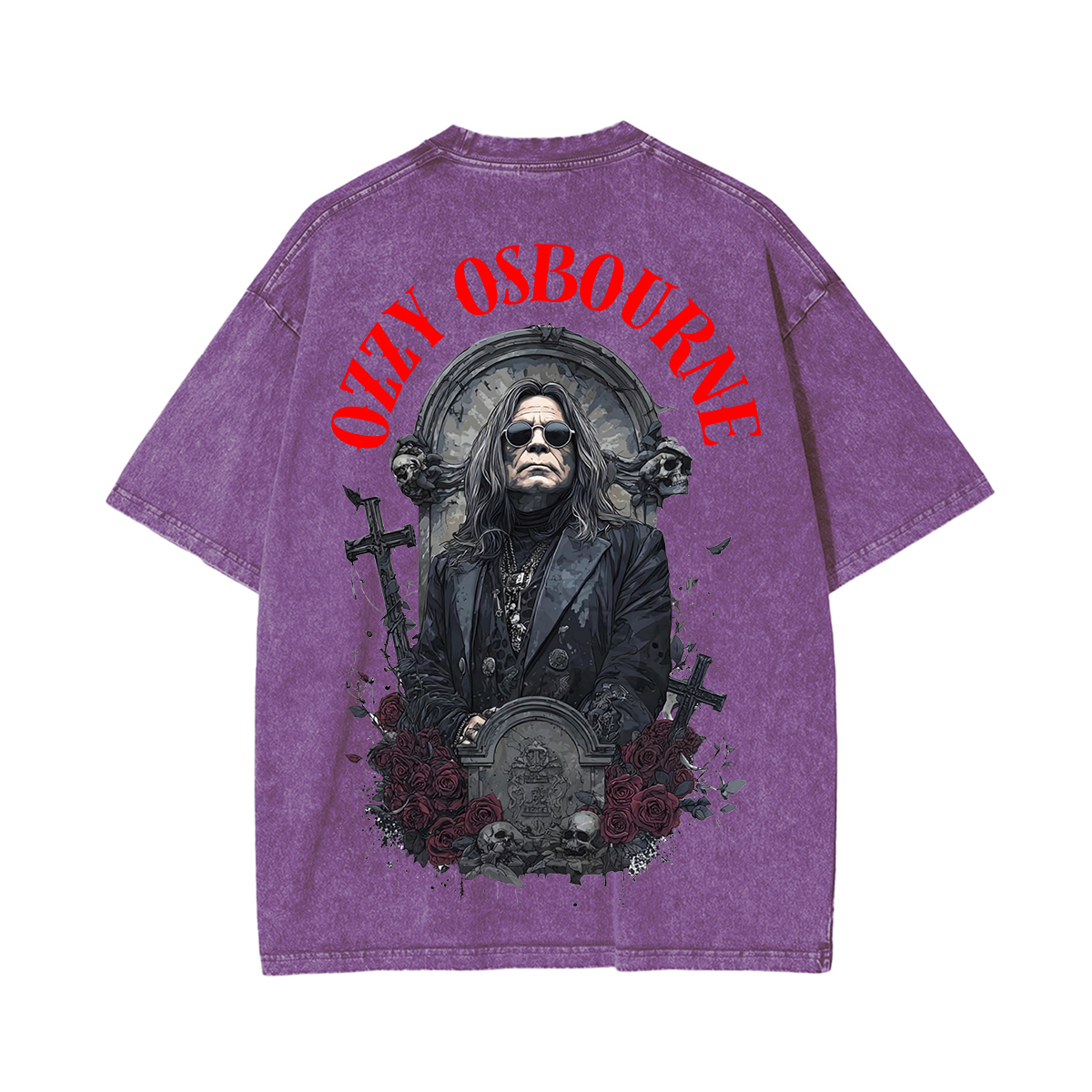 Ozzy Osbourne Memorial Unisex Washed T-shirt