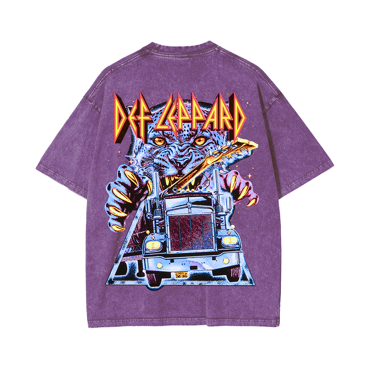 Vintage Def Leppard Unisex Washed T-shirt