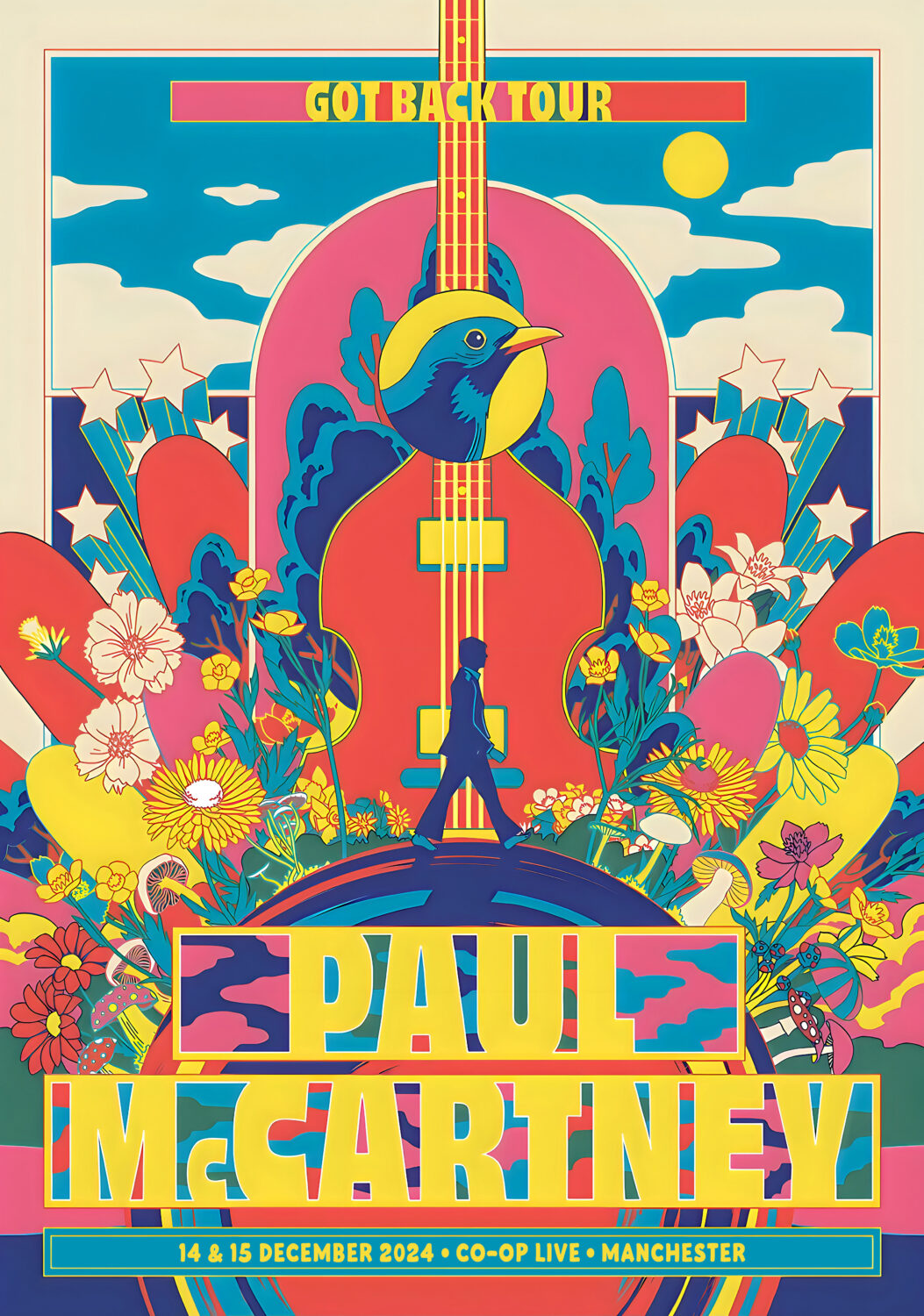 2025 Paul Mccartney Concert Poster