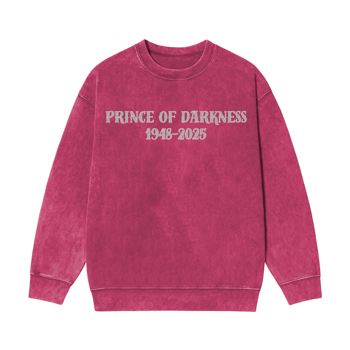 Ozzy Osbourne Memorial Unisex Washed Crewneck Sweatshirt