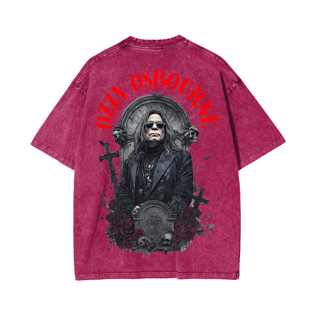 Ozzy Osbourne Memorial Unisex Washed T-shirt