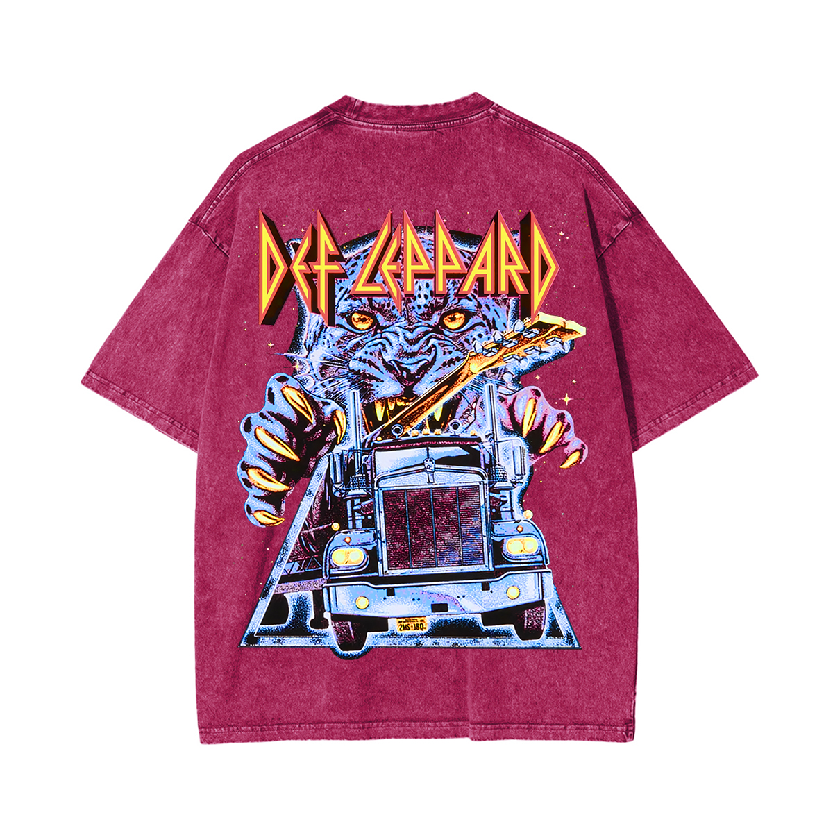 Vintage Def Leppard Unisex Washed T-shirt