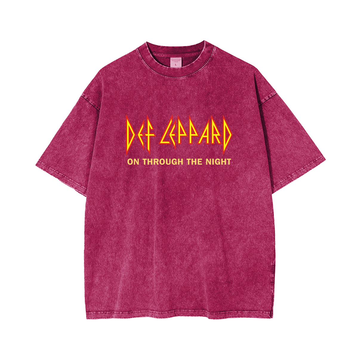 Vintage Def Leppard Unisex Washed T-shirt