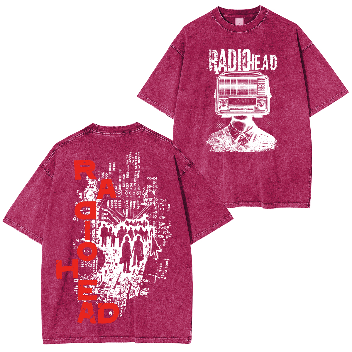 Radiohead Washed Unisex T-Shirt