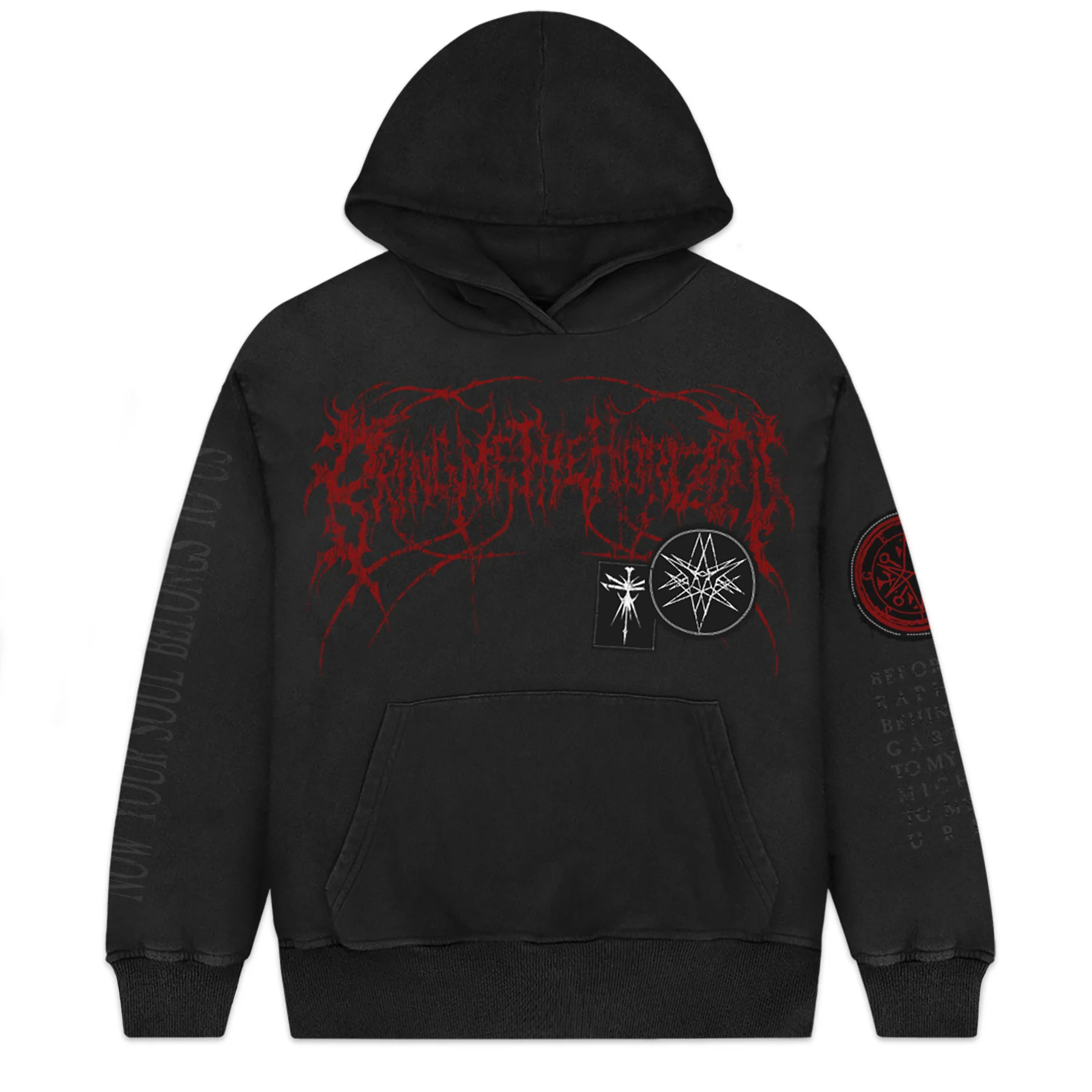 Bring Me The Horizon Unisex Washed Zip Up Hoodie