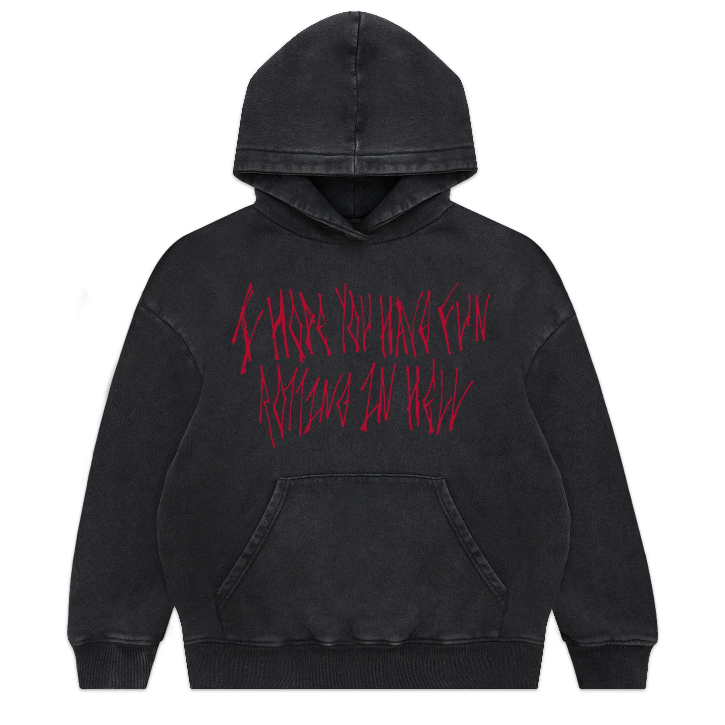 Bring Me The Horizon Unisex Washed Zip Up Hoodie