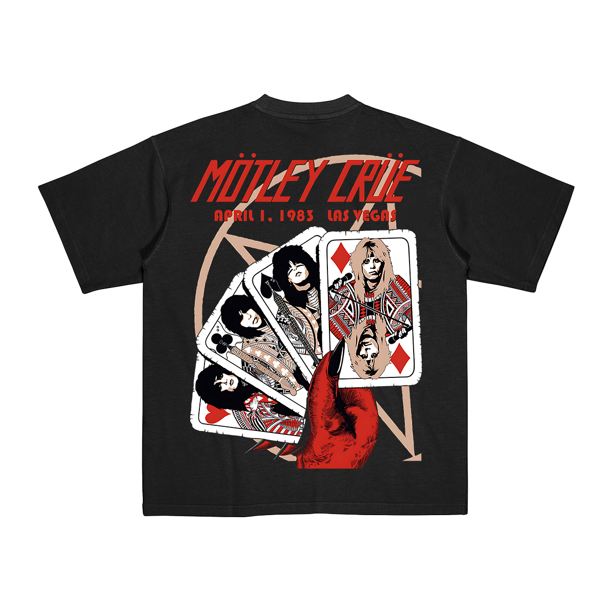 Motley Crue Vintage Cotton Unisex T-shirt