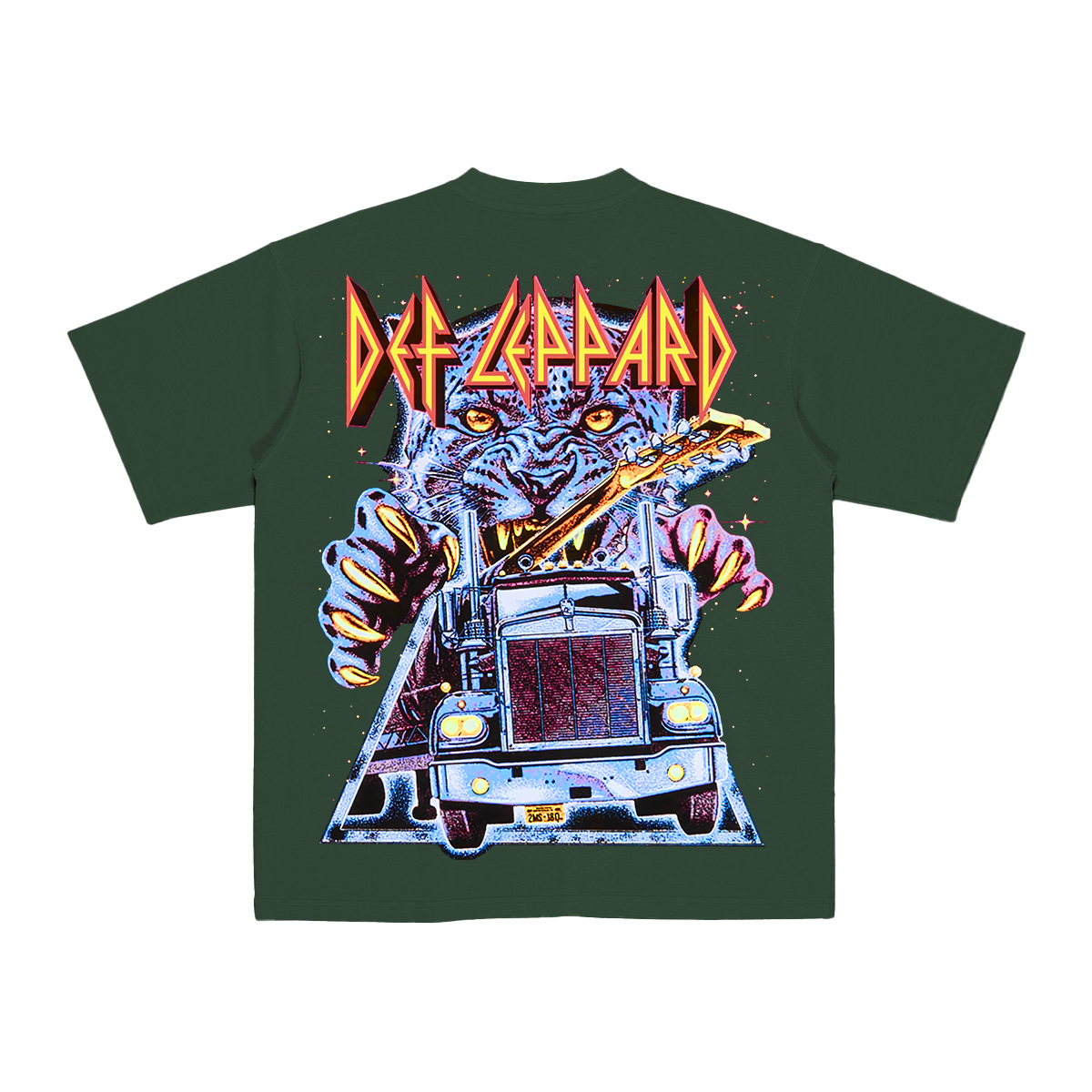 Vintage romance meets arena rock power. Def Leppard Cotton Unisex T-shirt
