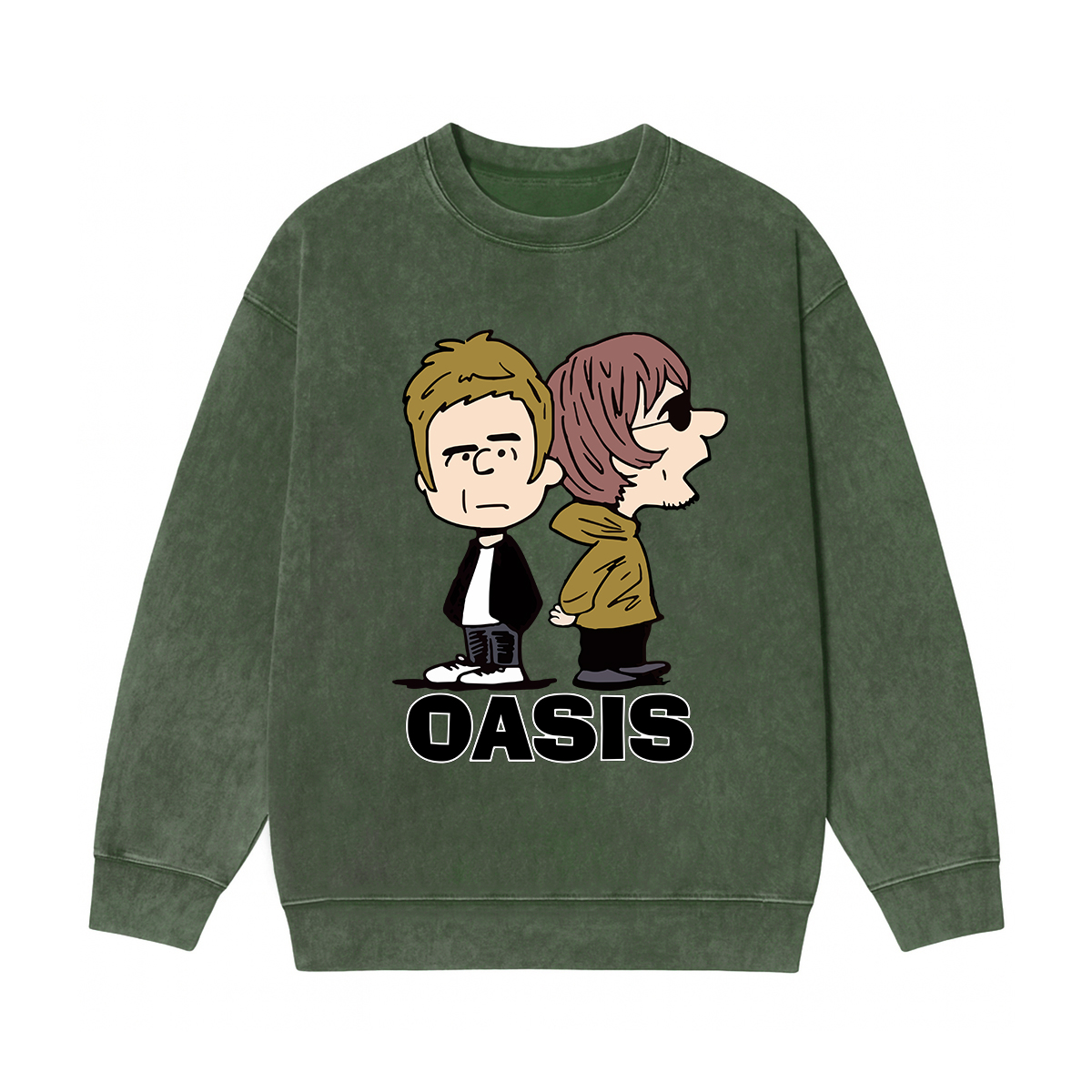 So cute OASIS Washed Unisex Crewneck Sweatshirt