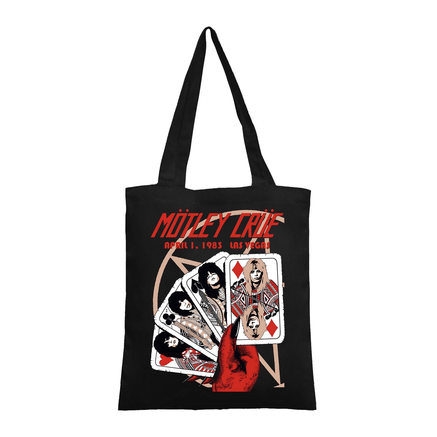 Motley Crue Canvas Tote Bag