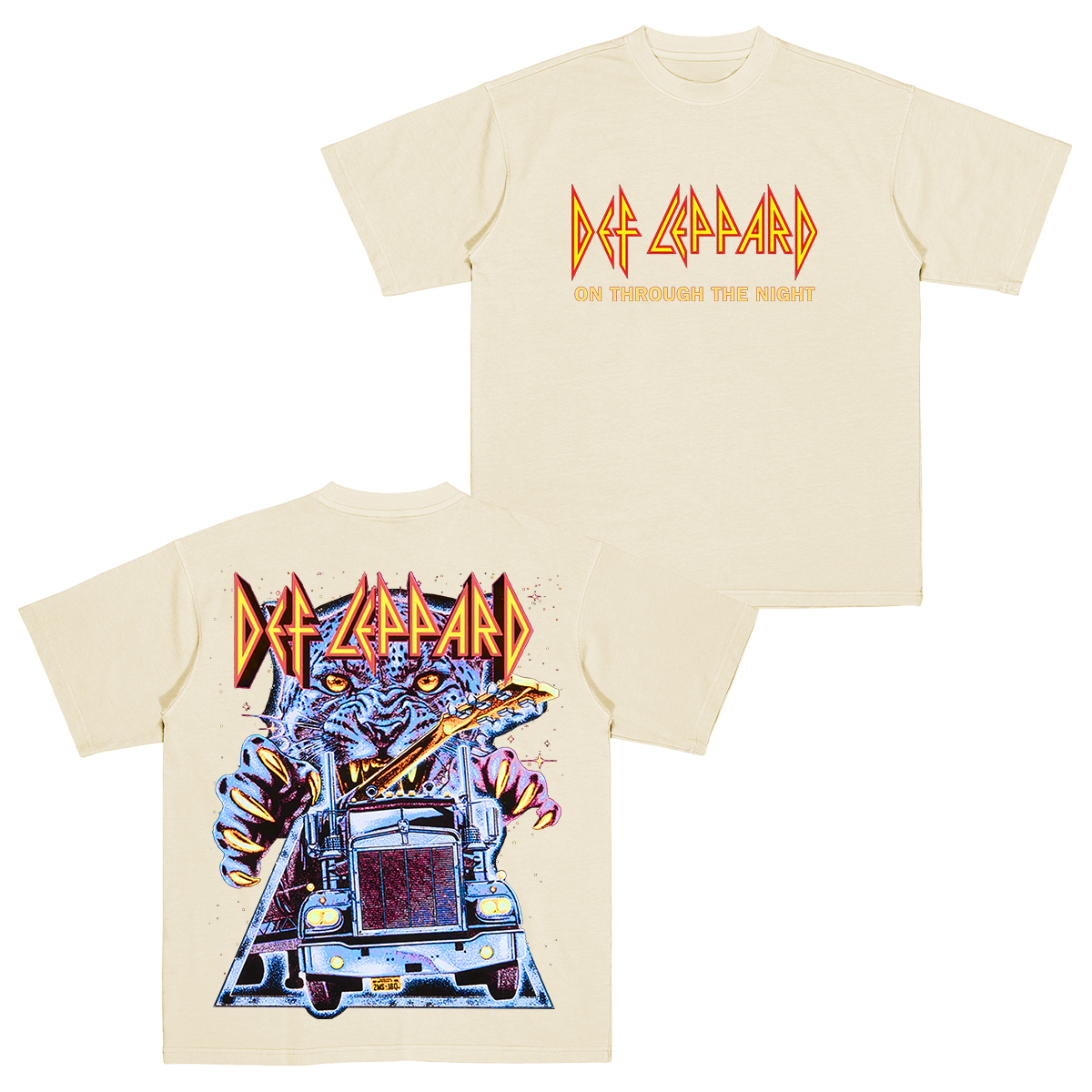 Vintage romance meets arena rock power. Def Leppard Cotton Unisex T-shirt