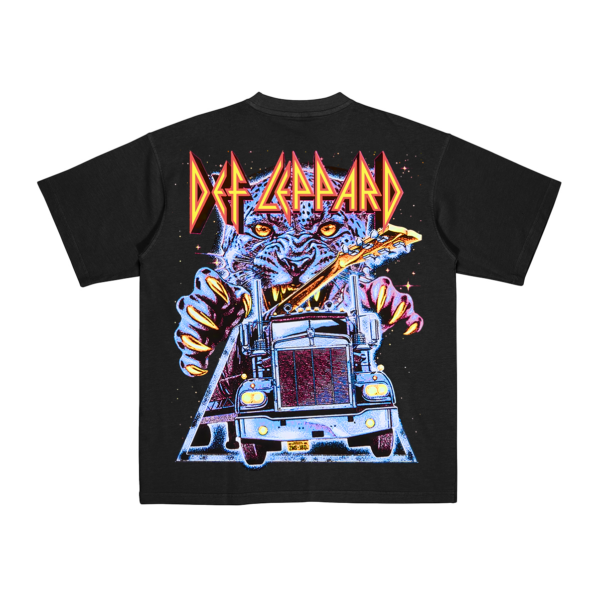 Vintage romance meets arena rock power. Def Leppard Cotton Unisex T-shirt