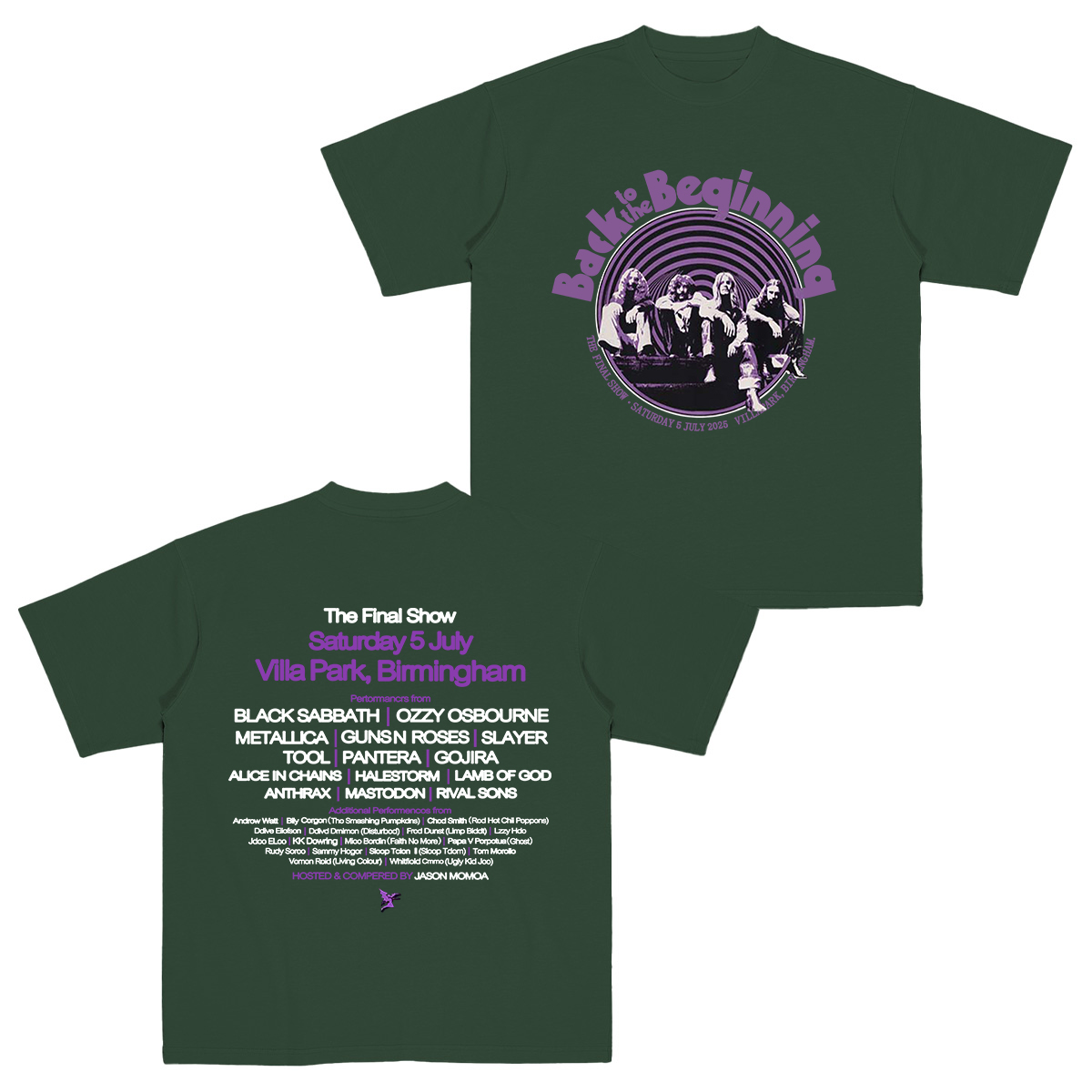 Black Sabbath And Ozzy Osbourne Unisex T-Shirt