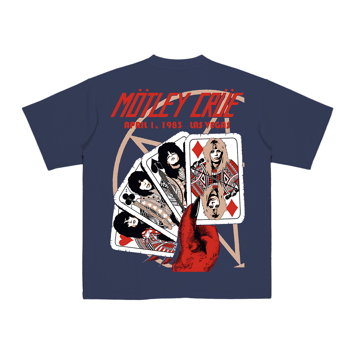 Motley Crue Vintage Cotton Unisex T-shirt