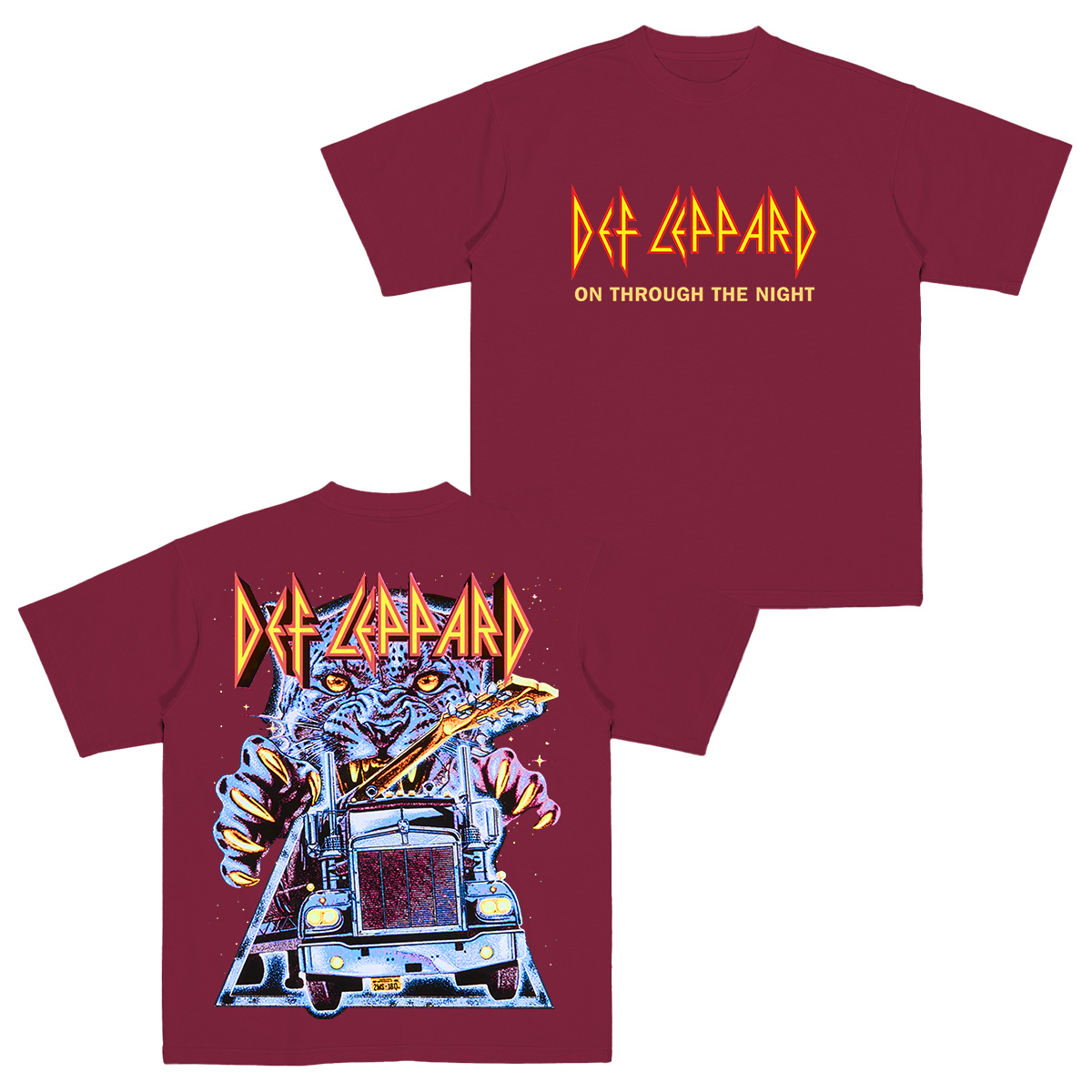 Vintage romance meets arena rock power. Def Leppard Cotton Unisex T-shirt