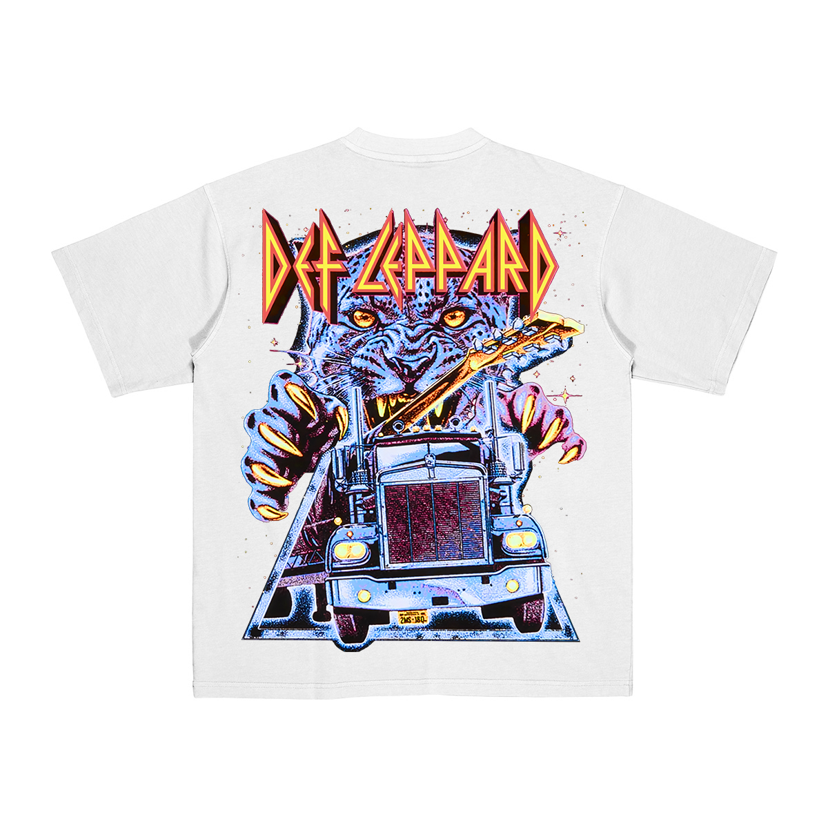 Vintage romance meets arena rock power. Def Leppard Cotton Unisex T-shirt