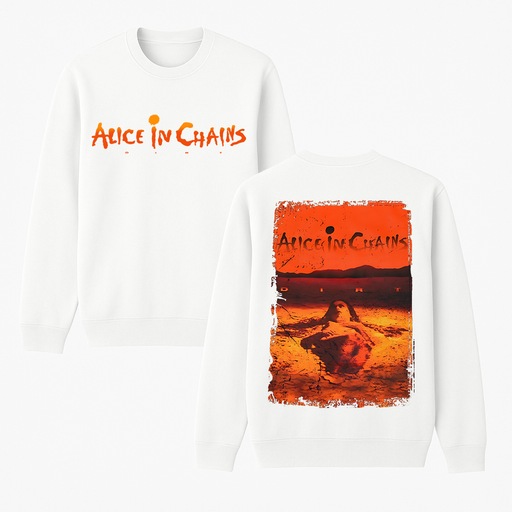 Alice in Chains Cotton  Unisex Crewneck Sweatshirt