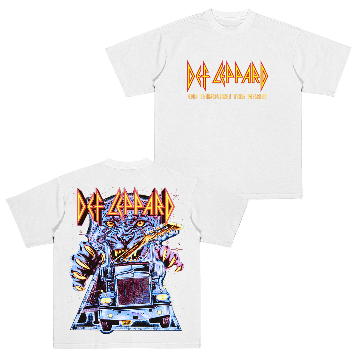 Vintage romance meets arena rock power. Def Leppard Cotton Unisex T-shirt