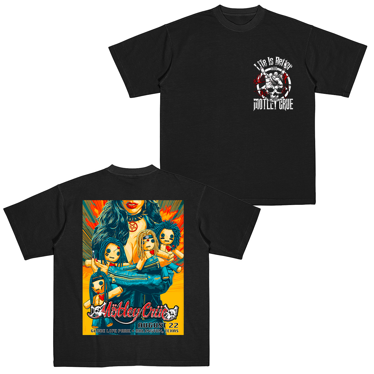 Motley Crue Unisex T-shirt/Crewneck Sweatshirt