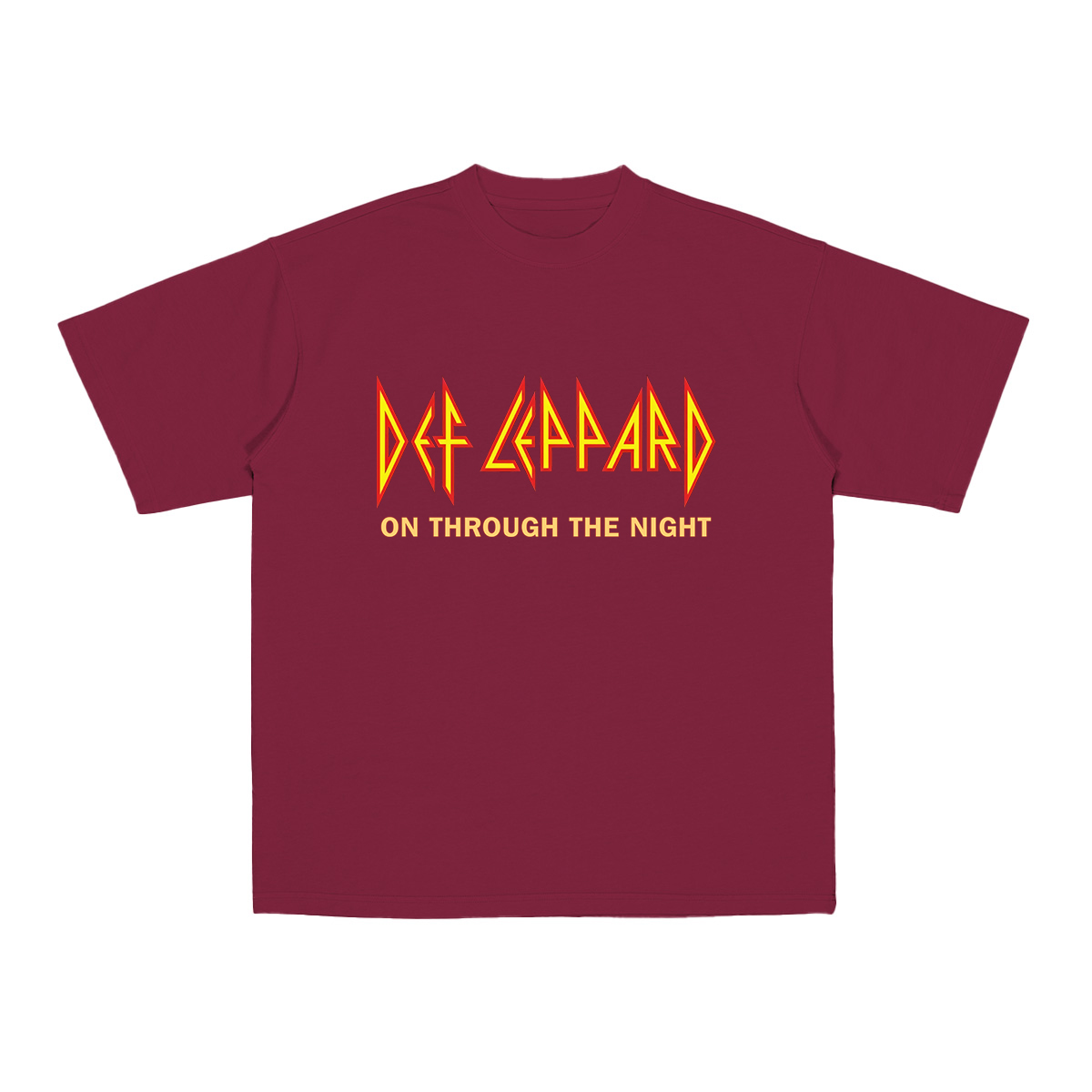Vintage romance meets arena rock power. Def Leppard Cotton Unisex T-shirt