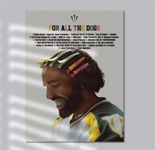 Drake For All The Dogs Album Poster