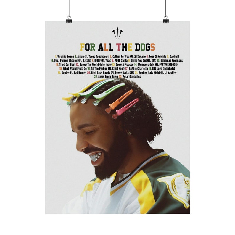 Drake For All The Dogs Album Poster