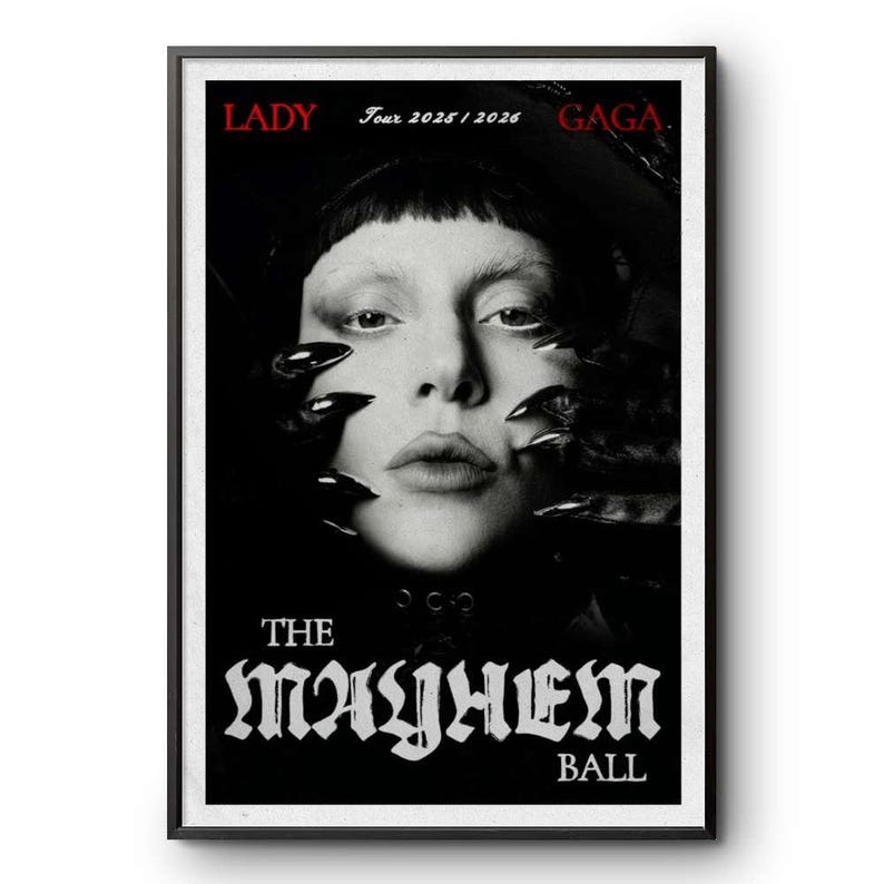 The MAYHEM Ball Lady Gaga Poster