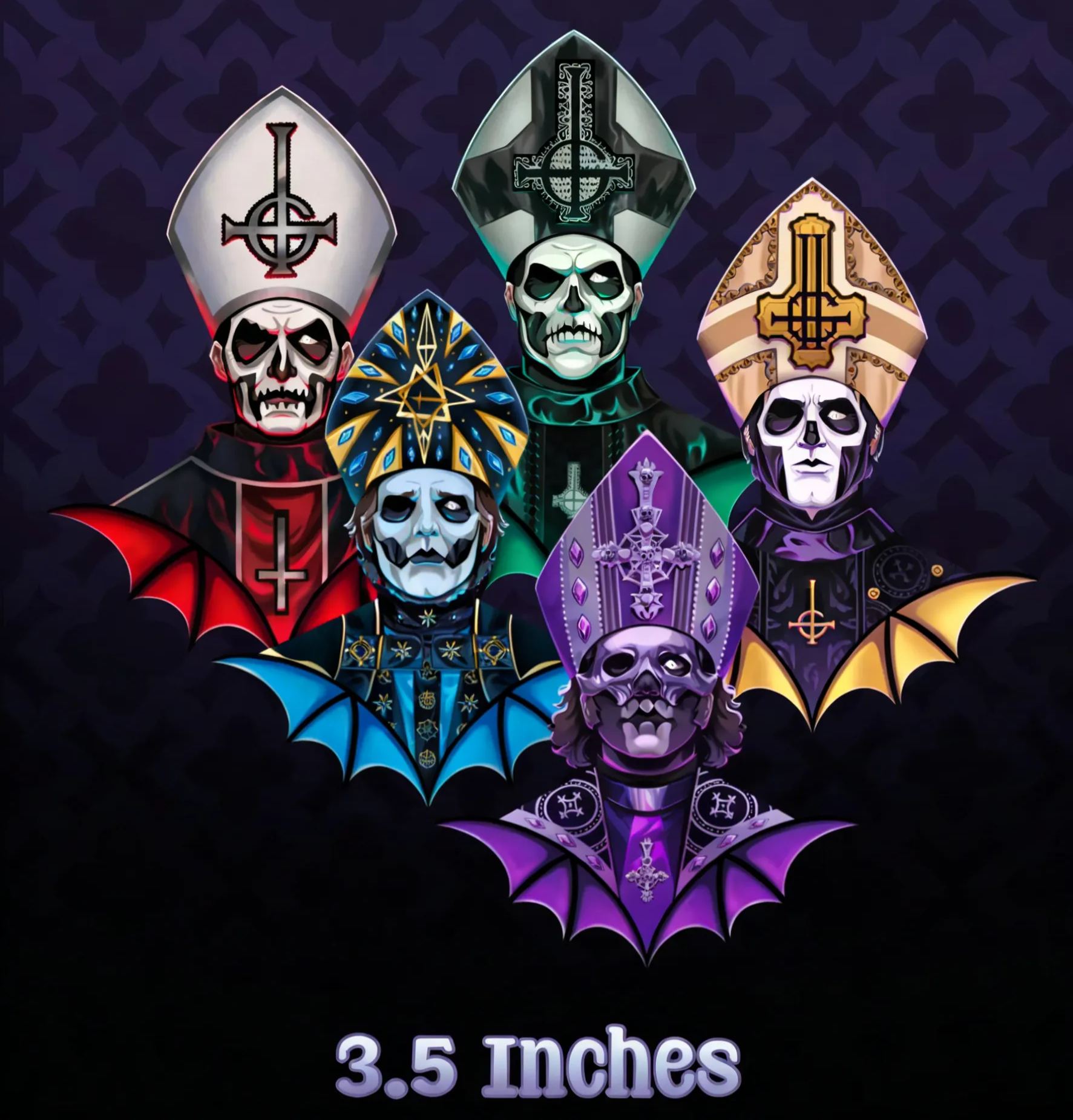 Ghost keychains/keychains, backpack charms