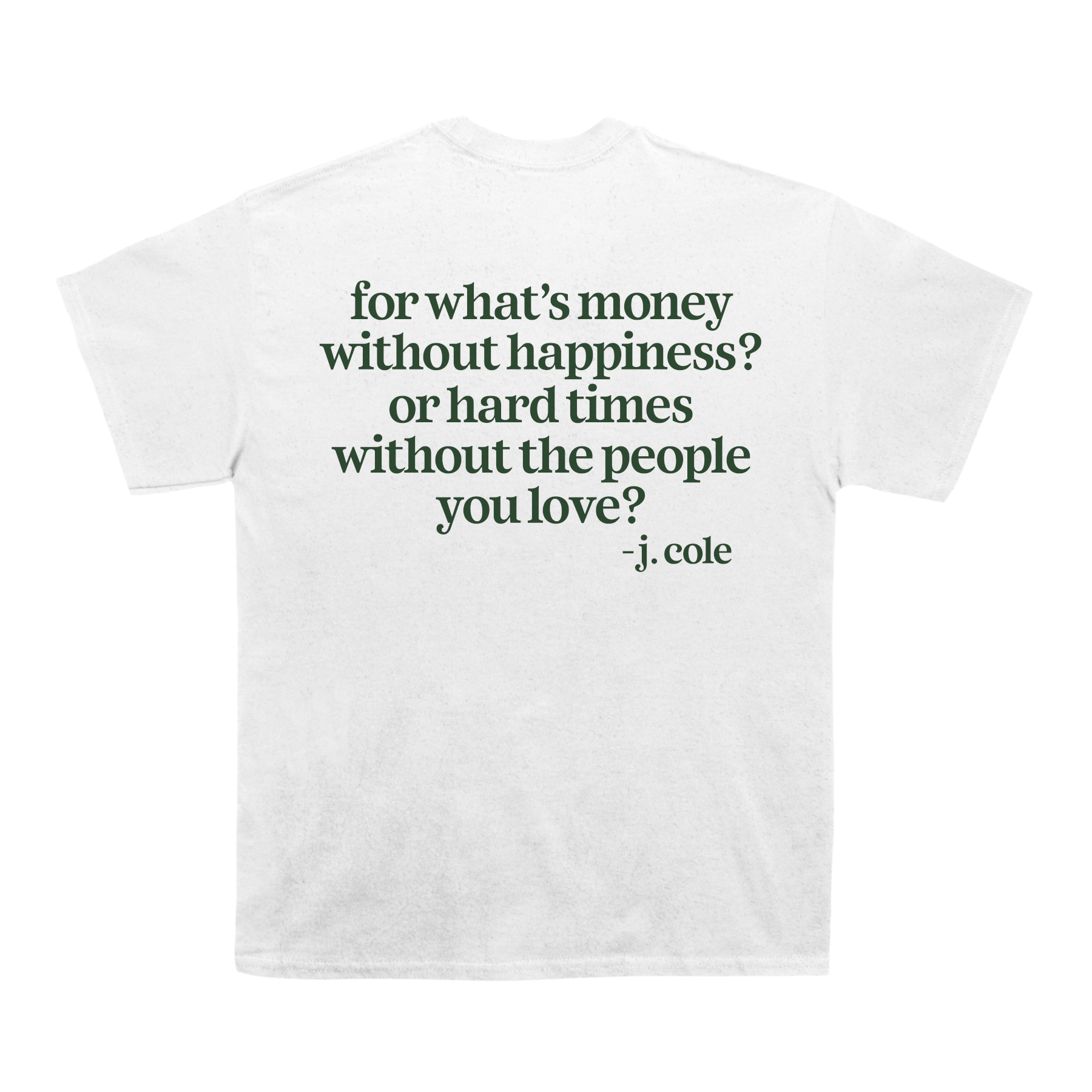 J Cole Cotton Unisex T-shirt