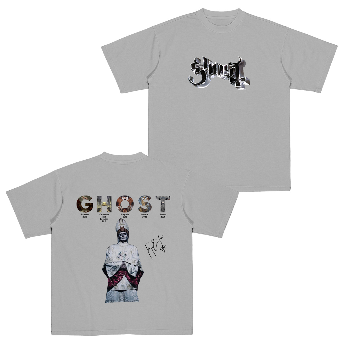 Ghost Band Cotton Unisex T-shirt