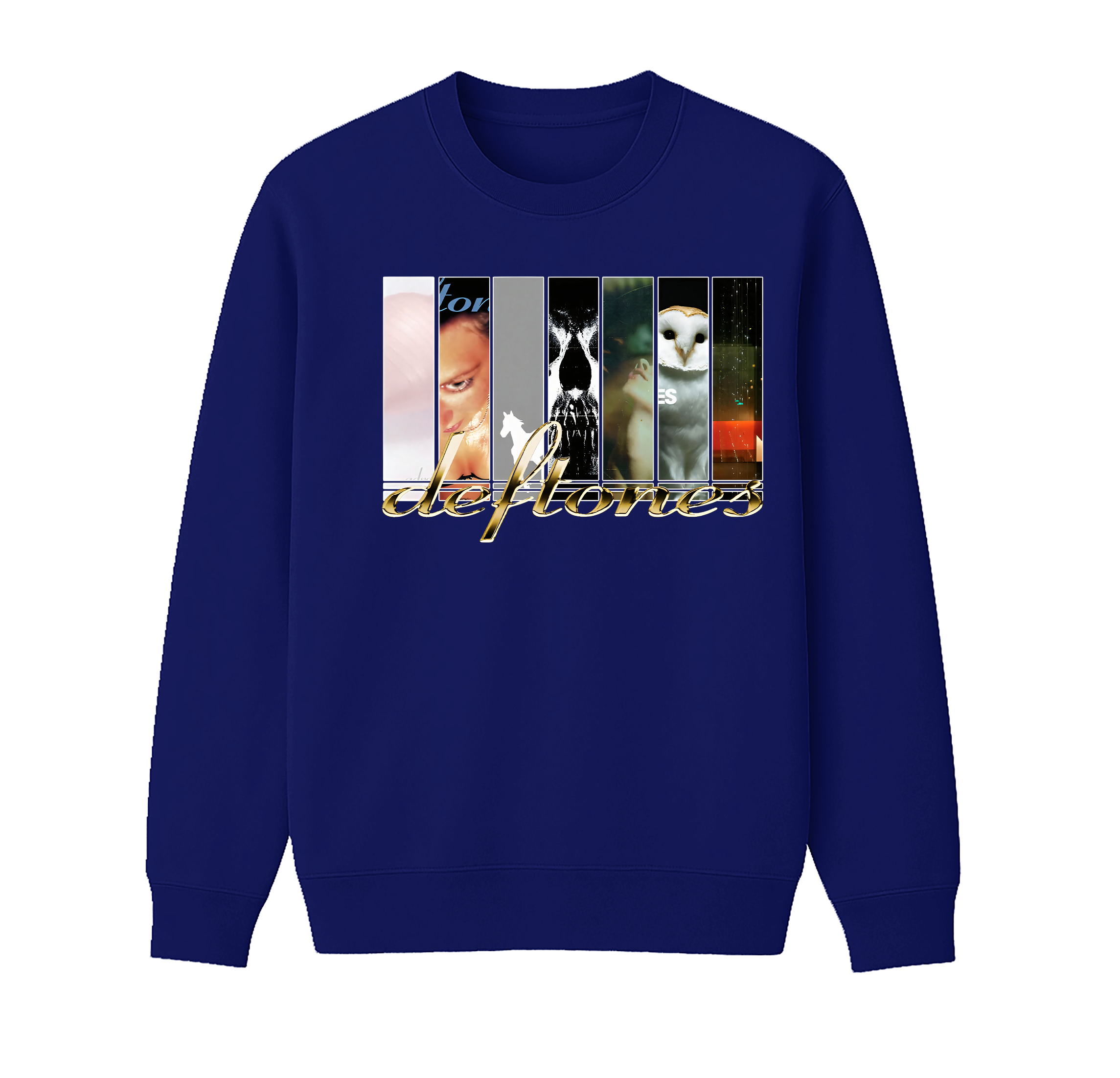 Deftones  Unisex Cotton Creneck Sweatshirt