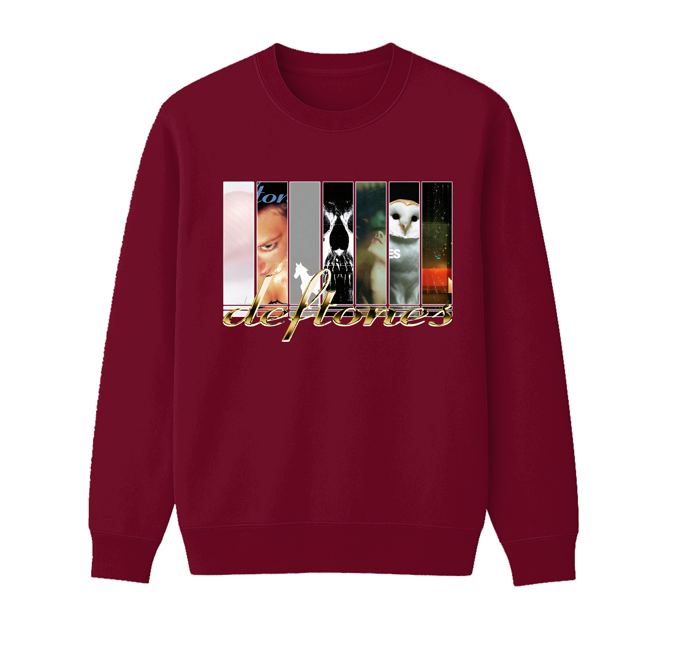 Deftones  Unisex Cotton Creneck Sweatshirt