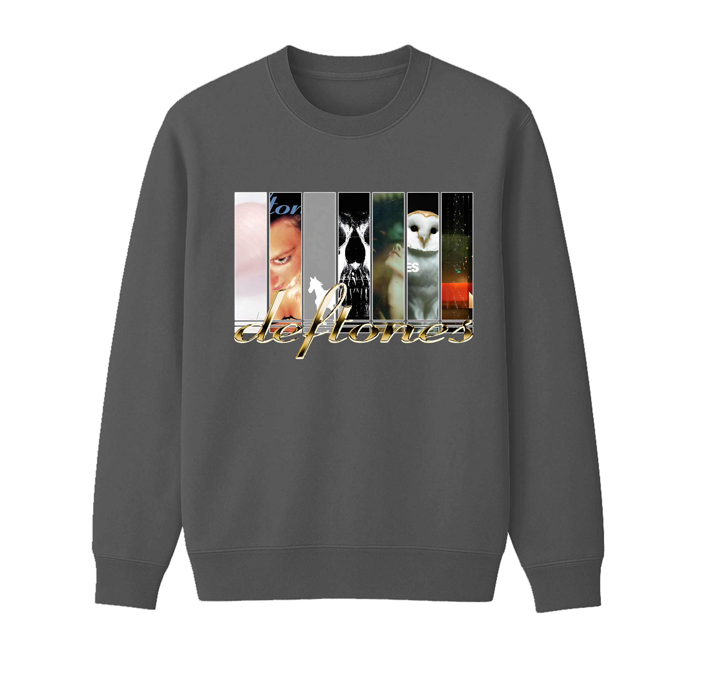 Deftones  Unisex Cotton Creneck Sweatshirt