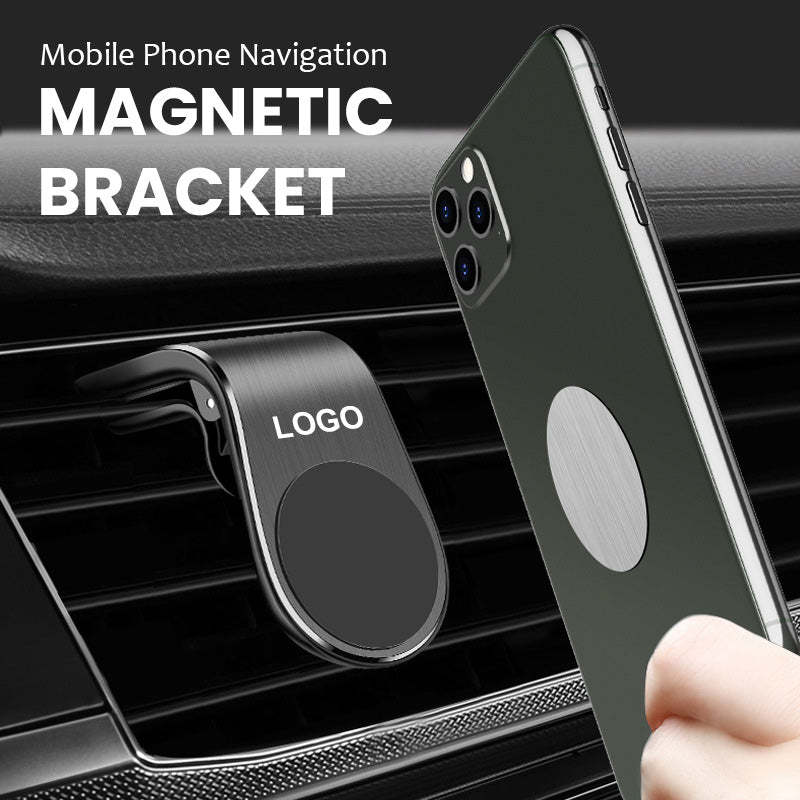 Magnetic mobile phone navigation magnetic bracket