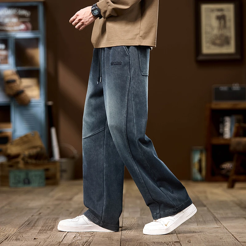 OOTD：American retro casual jeans