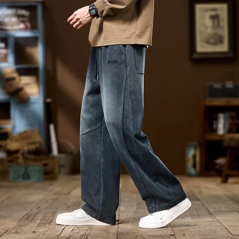 OOTD：American retro casual jeans