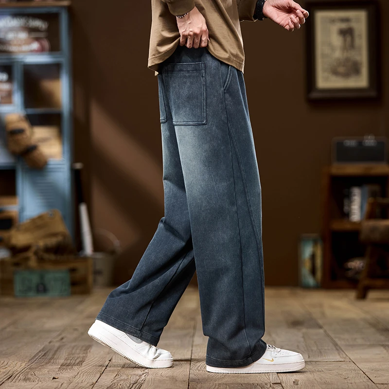 OOTD：American retro casual jeans