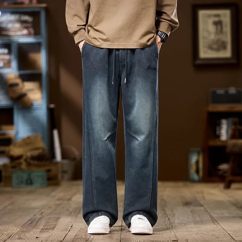 OOTD：American retro casual jeans