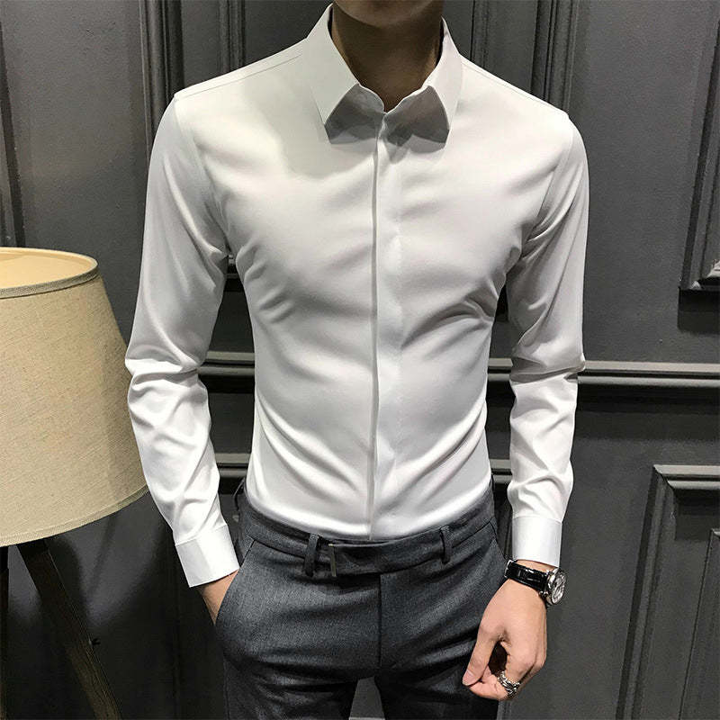 Men's Wrinkle-Free Button-Down Shirt