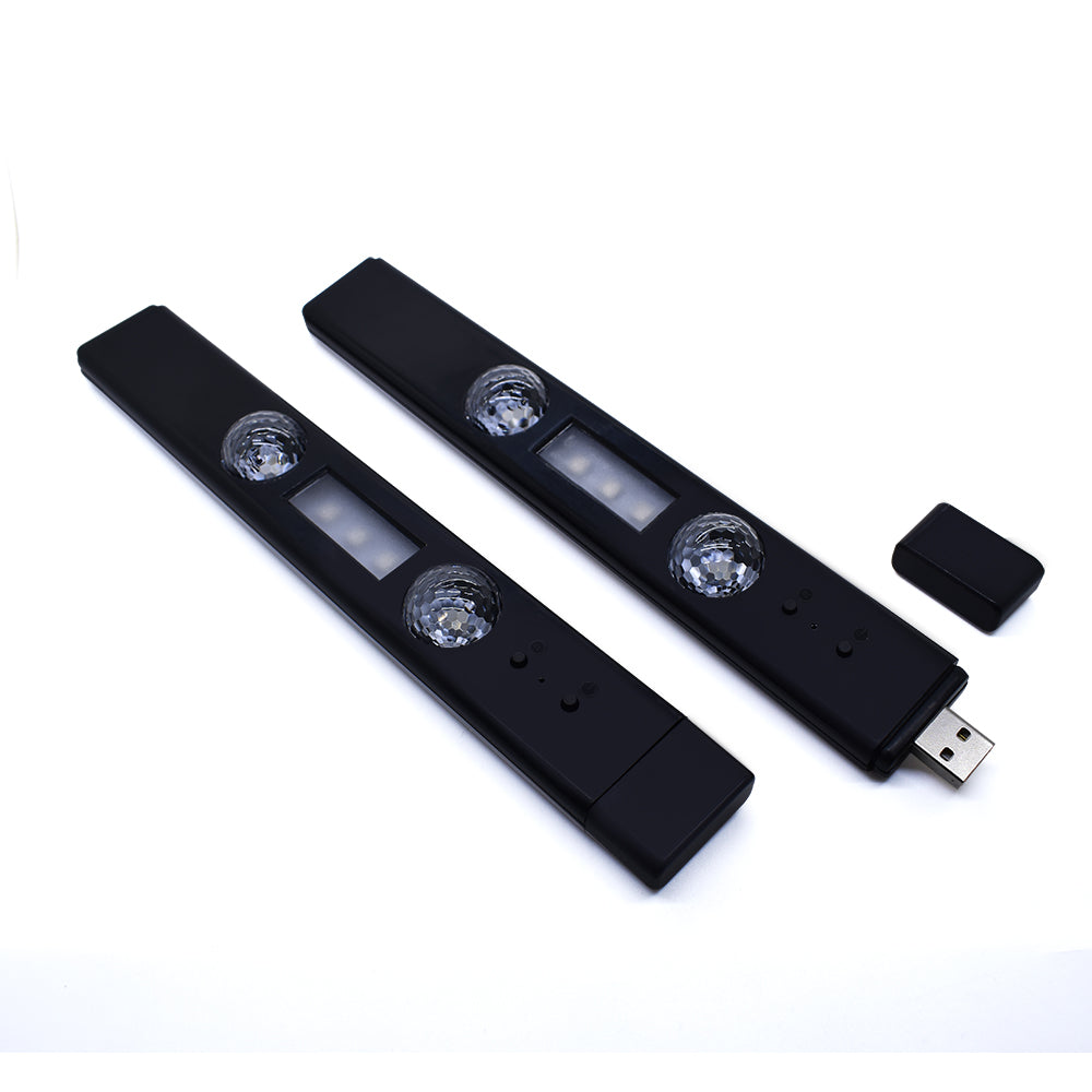 Wireless Car Ambient Light — Starry Sky Pattern & Warm Light (2-in-1)