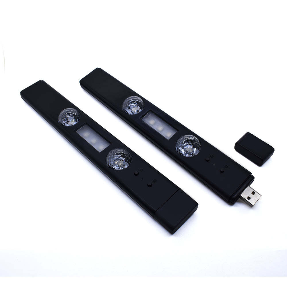 Wireless Car Ambient Light — Starry Sky Pattern & Warm Light (2-in-1)